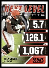 2021 Score Next Level Stats Nick Chubb Cleveland Browns #NL19