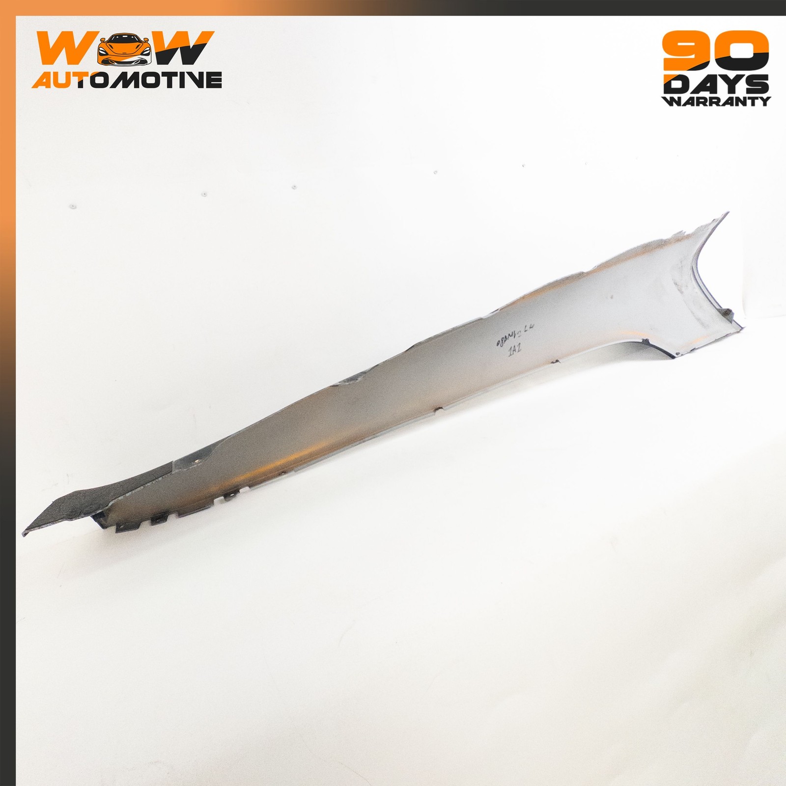 06-16 ASTON MARTIN V8 VANTAGE LEFT ROCKER PANEL MOULDING SILL WHITE OEM
