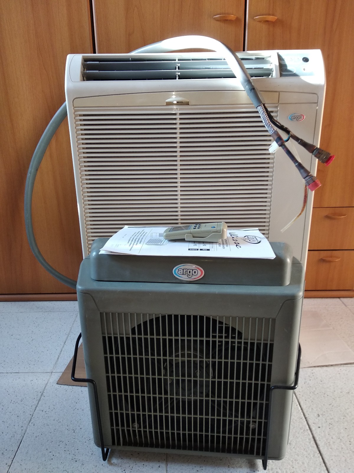 Condizionatore Argoclima ULISSE 10 FREE portatile split o fisso attacchi rapidi