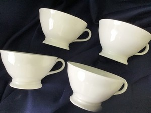 4 VILLEROY & BOCH MARLENE jumbo BREAKFAST CUPS NEVER USED NEW! EXCELLENT! ☕️☕️☕☕