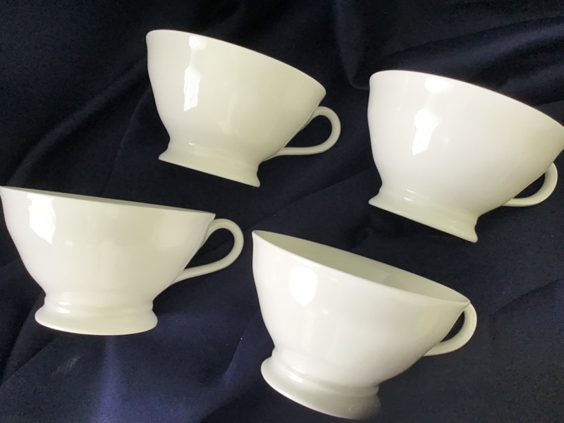 4 VILLEROY & BOCH MARLENE jumbo BREAKFAST CUPS NEVER USED NEW! EXCELLENT! ☕️☕️☕☕