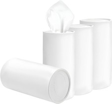 4PCS Car Tissue Holder, Round Tube Car Tissues Box Stylish Cup Holder Decor with