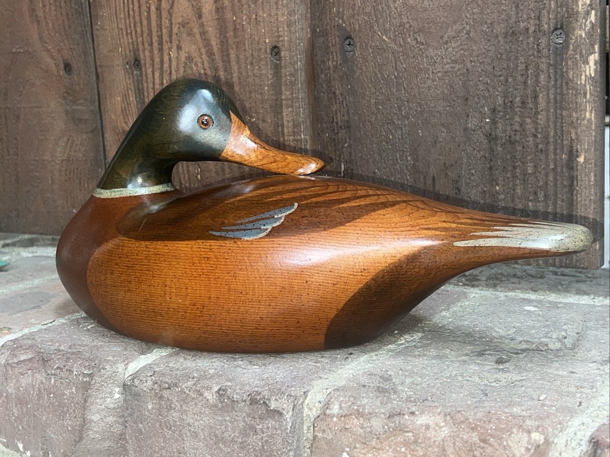 Big Sky Carvers Orvis Decoys Drake Duck Decoy Signed Craig Fellows
