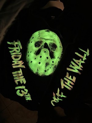 VANS Friday the 13th Jason Voorhees Graphic Pullover Hoodie Black