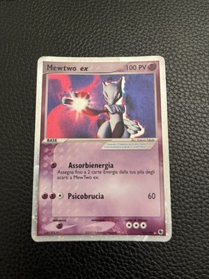 Pokemon Card Mewtwo ex 101/109 LP 🌀 Double SWIRL!🌀