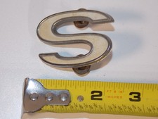 Vtg 1968 69 70 71 72 Chevrolet Chevy Impala Ss Car Vehicle Emblem Badge 3949238