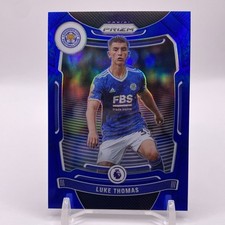 2021-22 Panini Prizm Premier League Luke Thomas Blue Prizm Leicester  /340 #21