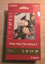 Canon PP-201 Photo Paper Plus Glossy II, 4x6 inch 100 Sheets New