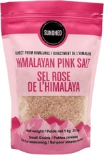 SUNDHED PURE HIMALAYAN PINK SALT - 1 kg (2.2 lbs) Delicious when used with......