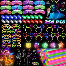 DIY Light Up Party Pack: Glow Sticks, LED Toys, Neon