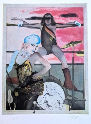 Zeißner, Wolfgang (1942 Baden-Baden) "Udo Lindenberg in der Rock`n Roll Arena"