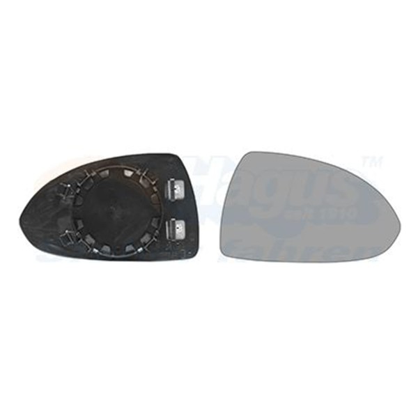 Van Wezel AußEnspiegelglas Rechts Beheizbar FüR Opel Corsa D-image
