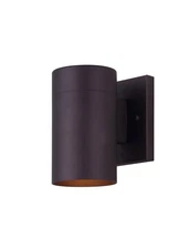 Nightsky 1-Light Outdoor Lantern, Bronze Wall Light with Easy Install, Dark S...