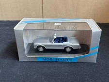 Minichamps 1/43 Mercedes-Benz 280 SL Cabriolet silver Silver Minicar