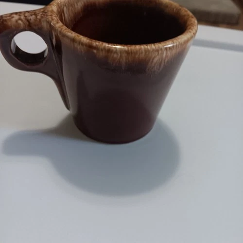 Vintage Hull Pottery Brown Drip 10oz. Coffee Mug 1960 USA