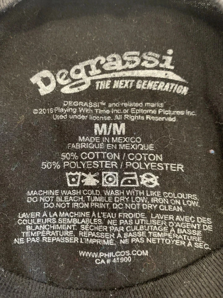 Camiseta Degrassi The Next Generation Drake Preta Tamanho M 2016 Estilo Vintage #Z55 - Imagem 2 de 4