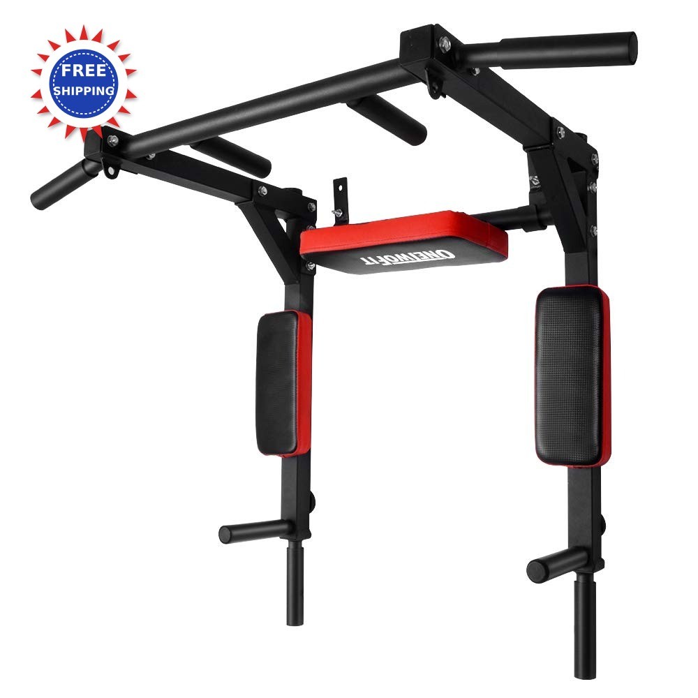 Power Tower Chin Up Bar Dip Station 440 Lb Home Gym Workout Equipment OT126