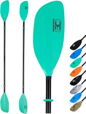Kayak Paddle 86in/218cm 90.5in/230cm Alloy Shaft 2-Piece Floatable Kayak Oar