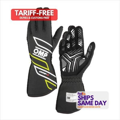 Omp IB0-0778-A01-184-L, Pair of ONE-S GLOVES my2025 FIA 8856-2018 ANTHRACITE / F