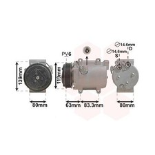 1x Kompressor, Klimaanlage VAN WEZEL 5900K121 passend für VOLVO