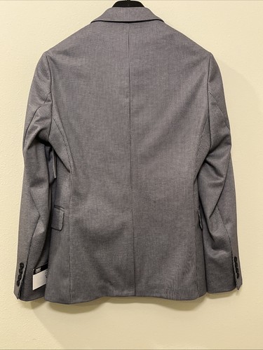 J Ferrar Sport Coat Men's Medium 34-36R Slim Fit Houndstooth Stretch Two Button - Picture 7 of 7
