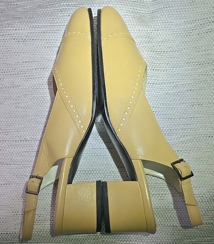 NWOB Les Chaussures MIHAMA Motomachi Yokohama Beige Flat Japan 24 US 6.5 ¥18,500 - Picture 10 of 21