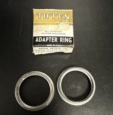 Tiffen All Purpose Filter Holding Adapter Ring Lot Of 2 Vintage Photography