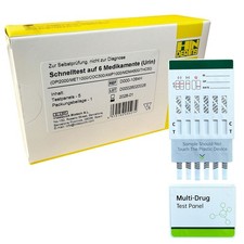 6-fach Drogentest Urin Schnelltest Panel THC AMP COC OPI MDMA MET 5er