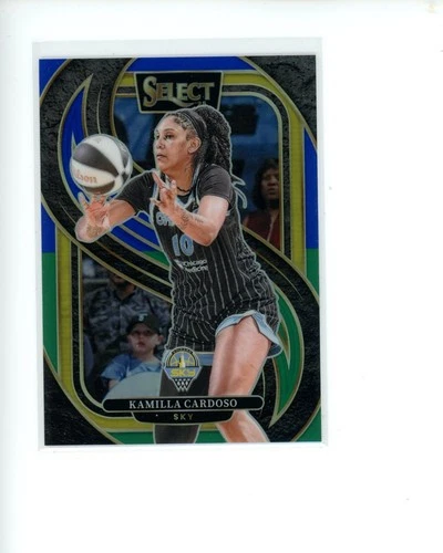 2025 Panini Select WNBA Green Blue Prizm #180 Kamilla Cardoso #d 329/349