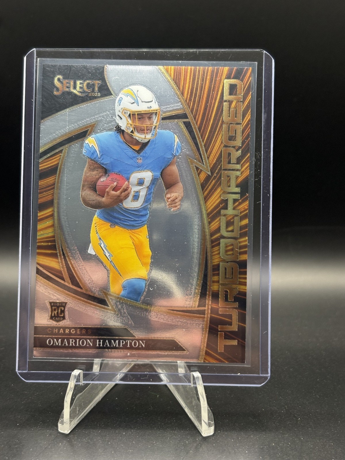 2025 Panini Select - Turbocharged Omarion Hampton #25 (RC)