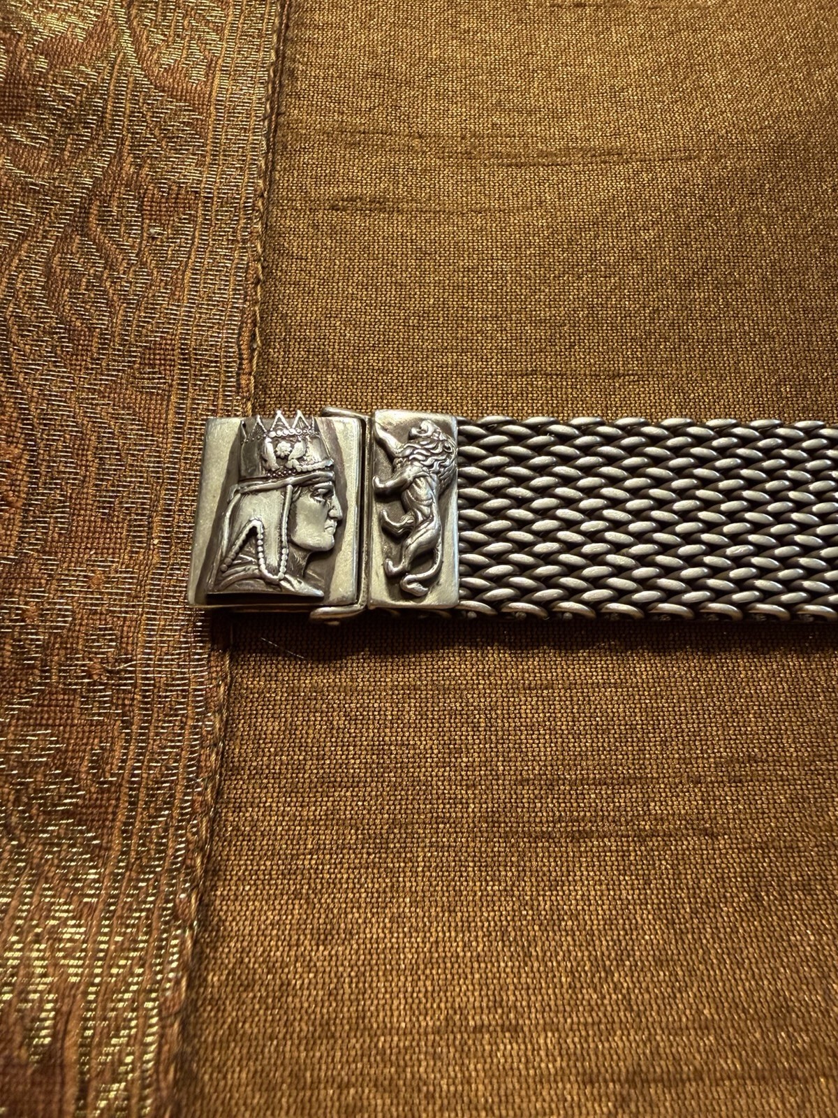 AUTHENTIC Armenian Solid Sterling Silver 925 Brac… - image 2