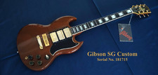 * * * Awesome 1973 Gibson SG Custom with case - SUPER CLEAN !!! * * *
