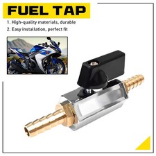 Universal Fits Motorcycle ATV Scooter Fuel / Fetrol Tap Valve with 8mm in-line