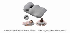 NEW Face Down Pillow for Post Surgery Recovery Adjustable Headrest Eye Surgery