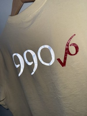 Action Bronson BAKLAVA X New Balance 990 V6 3M Tee Cream Size M