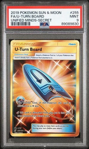U-Turn Board graded PSA 9 for sale on eBay