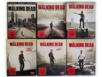 The Walking Dead Staffeln 1 bis 6 - Blu-ray Boxen + Bonus - uncut