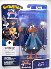 BendyFigs Space Jam A New Legacy Daffy Duck NIB Looney Tunes Fast Shipper