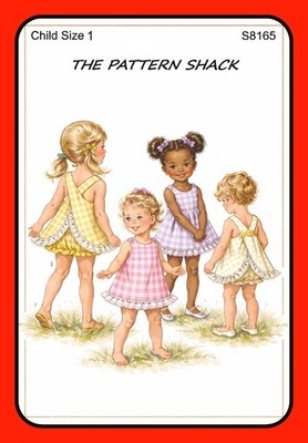 Girls Sleeveless TOP and BLOOMERS Child Simplicity 8165 Vtg 1969 Sewing Pattern