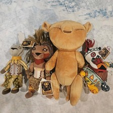 Disney Lion King Broadway Musical Simba Nala Trickster 3 Plush Lot Of 4