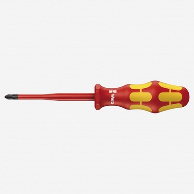 Wera 006455 Kraftform Plus VDE PlusMinus (Phillips/Slotted) Slim Screwdriver, #1