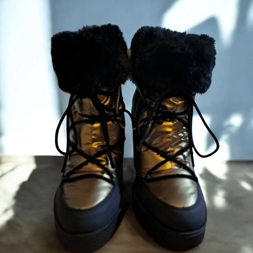 Bota Jessica Simpson Myina Wedge tamanho 7.5M nova sem etiquetas - Imagem 3 de 4