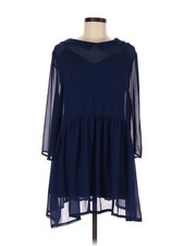 Nasty Gal Inc. Women Blue Casual Dress L