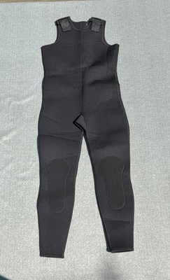 Harveys Scuba Diving Farmer John Wetsuit Men's Size XL Sleeveless Long Black 7mm
