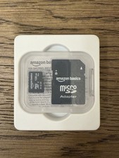 Amazon Basics microSDXC Memory Card with Full Size Adapter, 128GB