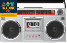 Boombox Radio Cassette Player Recorder, AM/FM -SW1/SW2 Radio, Wireless Streaming