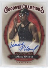 2020 Upper Deck Goodwin Champions Auto Simone Manuel #A-SM Auto 0j4n