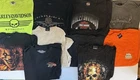 642 Harley Davidson Motorcycles Lot Of 10 Size Large T-shirts Short Long Sleeve