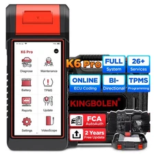 KINGBOLEN K6 Pro Elite OBD2 Scanner Car Diagnostic Tool TPMS Programming Coding