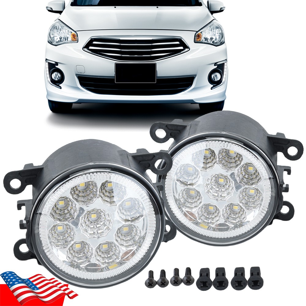 Bumper Fog Light Driving Lamp For Mitsubishi Attrage Mirage G4 Sedan 2012-2020